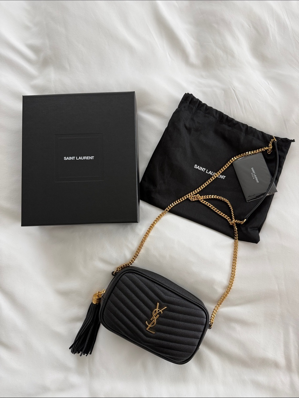 NEW Saint Laurant Mini Lou Crossbody Bag